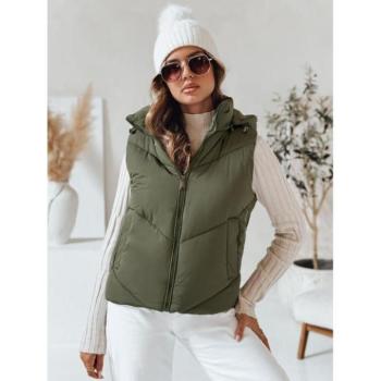 Mellények - Steppelt zöld női mellény TY4977 kép