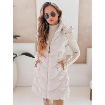 Mellények - Világosszürke bélelt női mellény TY5102 kép