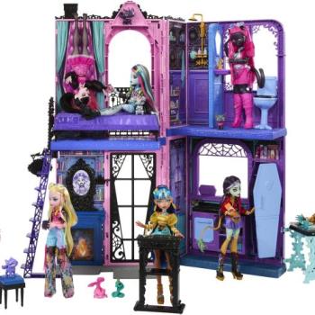 Monster High Boo-tique Hotel Horror összecsukható, 13 kiegészítővel kép