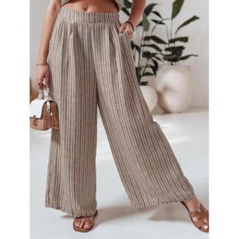 Nadrágok - Barna bő női nadrág UY2695 kép