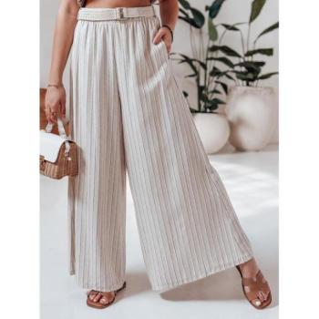 Nadrágok - Női bézs színű bő nadrág UY2697 kép