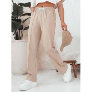 Nadrágok - Női bézs színű laza nadrág kép