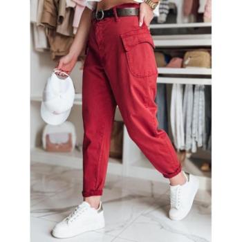 Nadrágok - Női bordó bő nadrág UY2526 kép