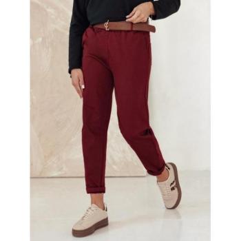 Nadrágok - Női bordó chino nadrág UY2256 kép