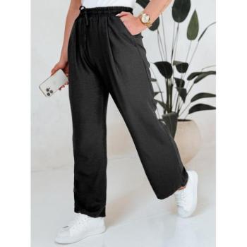 Nadrágok - Női fekete bő szárú nadrág UY2659 kép