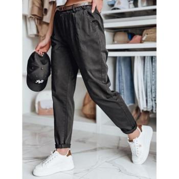 Nadrágok - Női fekete nadrág rugalmas derékkal UY2584 kép