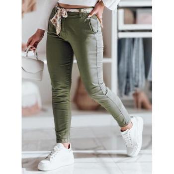 Nadrágok - Női olívazöld szövetnadrág UY2596 kép