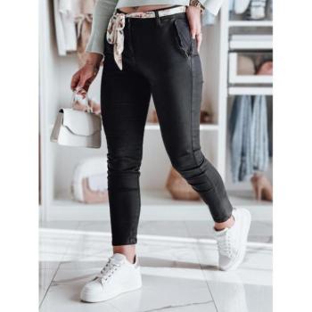 Nadrágok - Női szövet nadrág fekete színben UY2295 kép