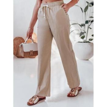 Nadrágok - Női szövetnadrág bézs színben UY2648 kép