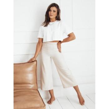 Nadrágok - Női világos bézs culotte nadrág kép