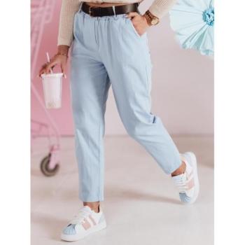 Nadrágok - Női világoskék magas derekú nadrág UY2504 kép