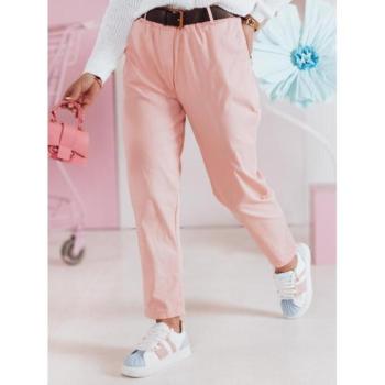 Nadrágok - Rózsaszín női magas derekú nadrág UY2508 kép