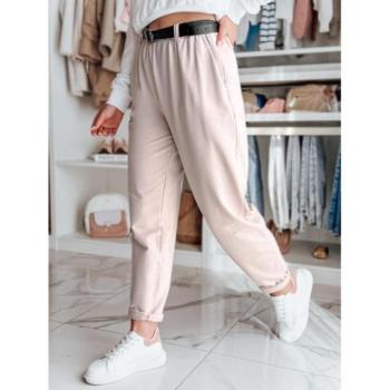 Nadrágok - Rózsaszín női magas derekú nadrág UY2551 kép