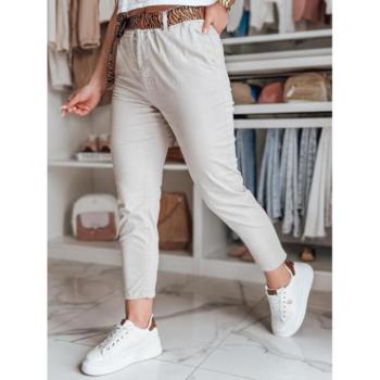 Nadrágok - Világos bézs színű lezser női nadrág UY2623 kép