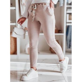 Nadrágok - Világos rózsaszín szövet női nadrág UY2530 kép