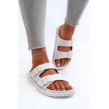 Női papucsok - Big Star fehér habszivacs papucs nőknek kép