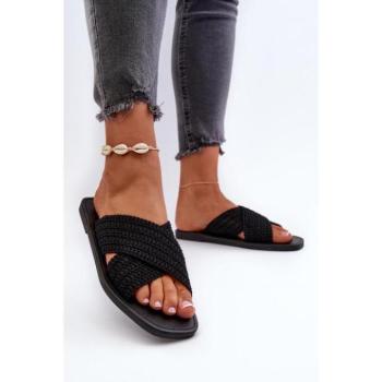 Női papucsok - Női fekete Big Star papucs kép