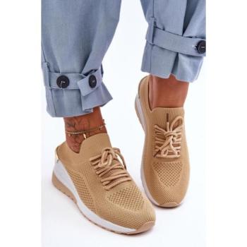 Női sneakerek  - Bézs színű cipők nőknek kép