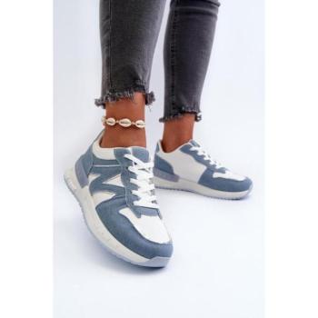 Női sportcipők - Kék-fehér női sportcipők kép