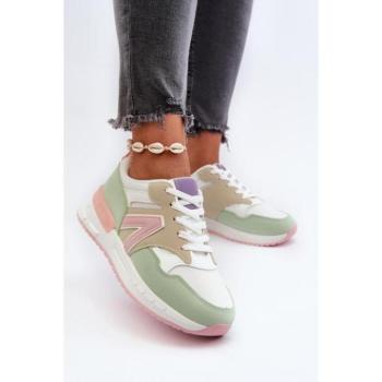 Női sportcipők - Pasztell színű fűzős női sportcipők kép