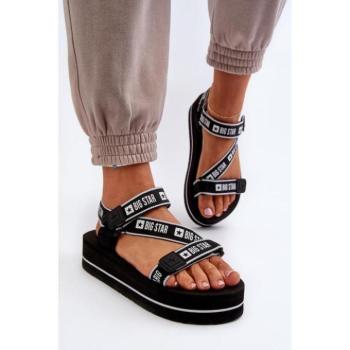 Női szandálok - Fekete Big Star szandál nőknek kép