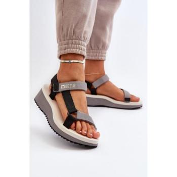 Női szandálok - Női szürke Big Star szandál kép