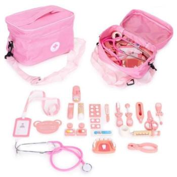 Oktató játékok - Kis fa orvosi készlet - 24 darabos kép