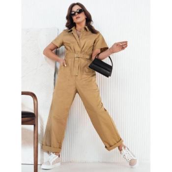 Overálok - Barna női overál övvel kép