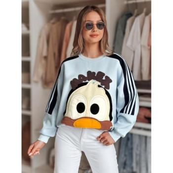 Pulóverek - Kék színű női pulóver foltokkal BY1490 kép