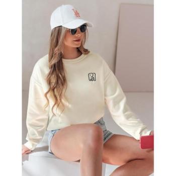 Pulóverek - Női ekrü pulóver elefánthímzéssel BY1433 kép