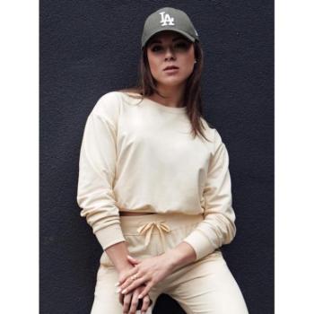 Pulóverek - Női rövid krémszínű pulóver kép