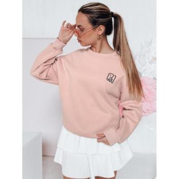 Pulóverek - Női rózsaszín pulóver elefánthímzéssel BY1432 kép