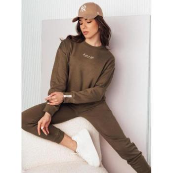 Pulóverek - Oversized barna pulóver mintával kép