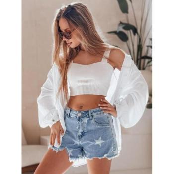 Rövidnadrágok - Kék farmer rövidnadrág csillagokkal SY0471 kép