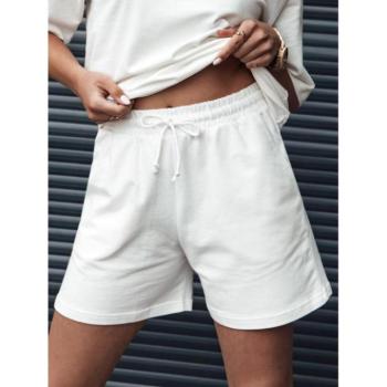Rövidnadrágok - Női fehér pamut rövidnadrág SY0331 kép