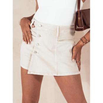 Rövidnadrágok - Női világos bézs szoknya-rövidnadrág kép