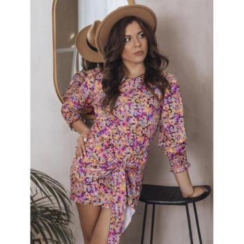 Ruhák hétköznapi viseletre - Színes virágos női ruha kép