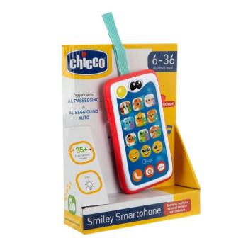 Smiley smartphone mosolygós okostelefon és babakocsijáték kép