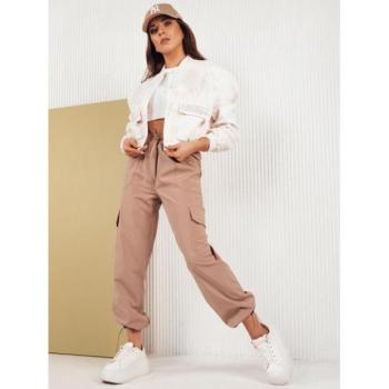 Sport nadrágok - Női bézs ejtőernyős nadrág kép