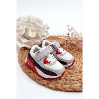 Sportcipők lányoknak - Piros és fehér tornacipők gyerekeknek kép