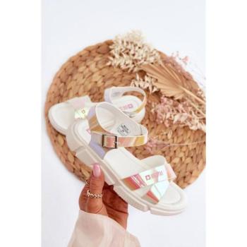 Szandálok lányoknak - Lányka holografikus szandál Big Star kép