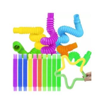 Szenzomotoros fejlesztő játékok - Érzékszervi színes csövek kép