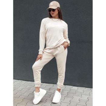 Szettek - Női bársony szett ekrü színben kép