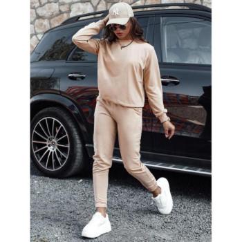 Szettek - Női melegítő szett bézs színben kép