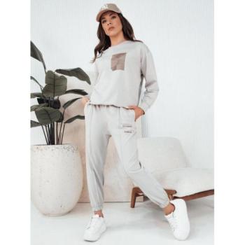 Szettek - Világos szürke női szett mintával kép