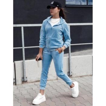 Szettek - Világoskék női bársony szett kép