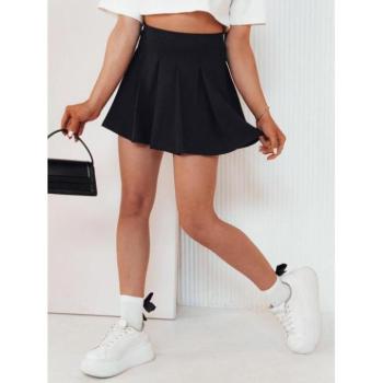 Szoknyák - Női fekete miniszoknya rövidnadrággal CY0454 kép
