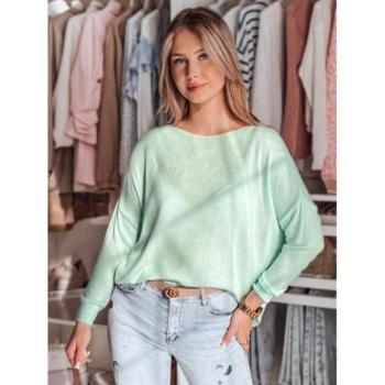 Szvetterek - Menta színű női oversize pulóver MY2445 kép