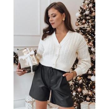 Szvetterek - Rövid női pulóver fehér színben MY2372 kép