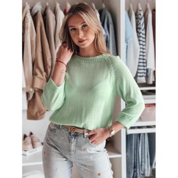 Szvetterek - Zöld női pulóver 3/4-es ujjal MY2433 kép